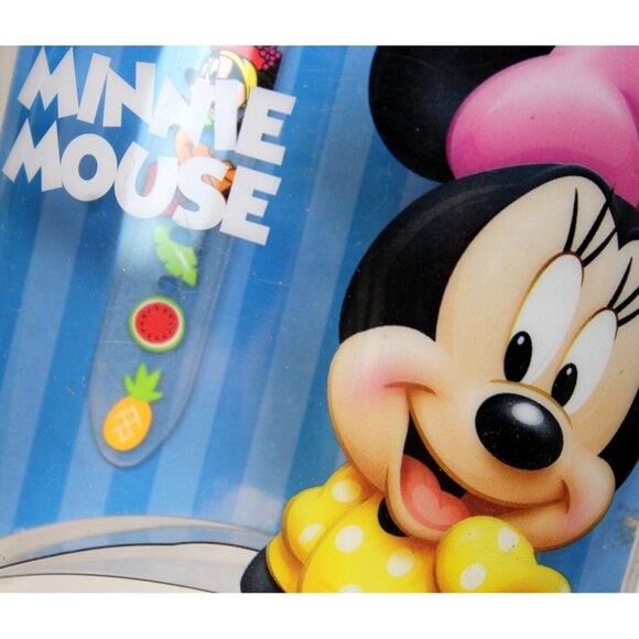 Disney Store Minnie Mickey Mouse Watch Tropical Fruits Flower Face Summer Kids - Picture 5 of 6